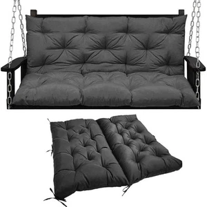 71 x 40 in. 3-Seater Replacement Outdoor Swing Cushions with Back Support, Bench - Picture 1 of 7
