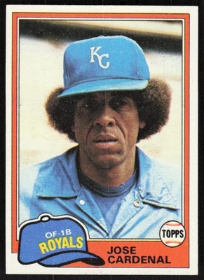 1981 Topps #473 Jose Cardenal - Image 1 of 2