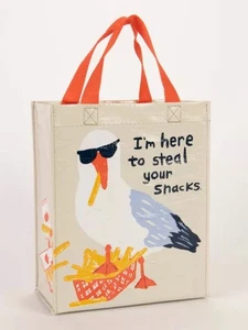 Bolso práctico Blue Q roba tus bocadillos gaviota - Imagen 1 de 4