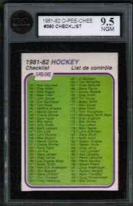 1981 82 OPC O-Pee-Chee #380 Checklist 133-264 KSA 9.5 NGM - Bild 1 von 4