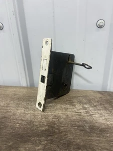 ANTIQUE INTERIOR MORTISE DOOR LOCK With Key - Picture 1 of 13