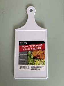 Cooking Concepts Double-Sided Paddle Cutting Board White 12.5 in. - Picture 1 of 2