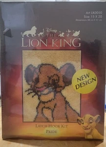 Disney Pride The Lion King Latch Hook Kit 15"x20" Art LK0050 New Movie - Picture 1 of 7