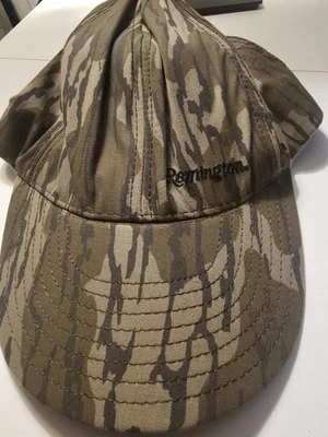VTG Remington Original Mossy Oak Bottomland Snapback Hat Camo Cap USA Made - Image 1 of 4