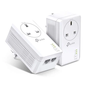 TP-Link TL-PA7027P KIT AV1000 2-Port Gigabit Passthrough Powerline Starter Kit,  - Afbeelding 1 van 6