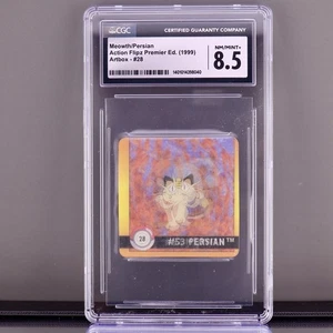 Meowth/Persian Action Flipz CGC 8.5 (1999) - Artbox Edición Premier #28 - Imagen 1 de 2
