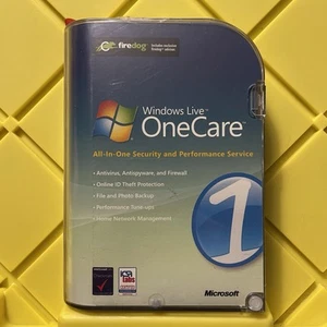 Microsoft Windows Live OneCare Service de sécurité et de performance tout-en-un OCCASION - Photo 1/4