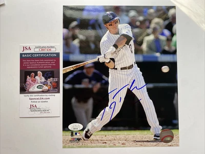 TROY TULOWITZKI Colorado Rockies Baseball Autographed Signed Photo Picture COA - Image 1 of 2