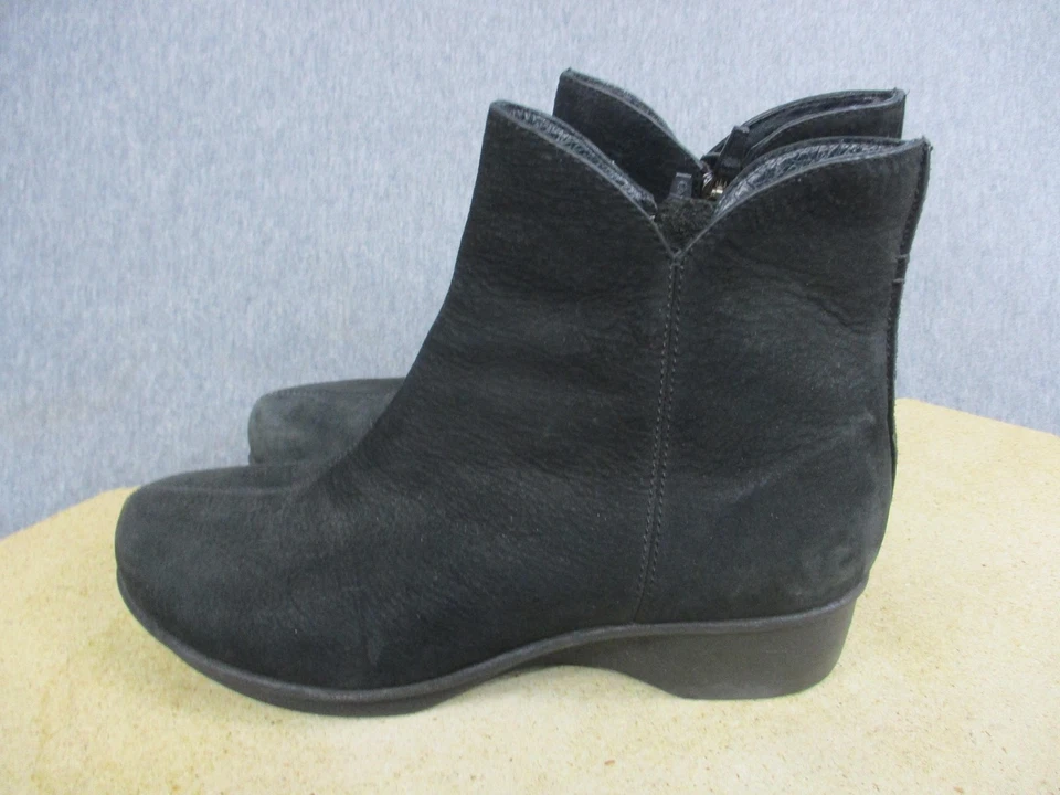 Botas Dansko Mujer Talla 38 Cuero Negro Botines Cremallera Lateral Cuña Cómodas Foto 1 de 4