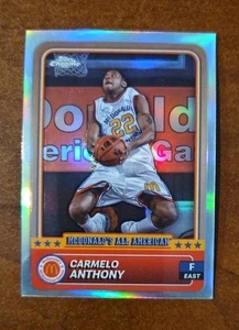 2024 Topps Chrome McDonald's All-American Mcflurry rifrattore Carmelo Anthony #43 - Foto 1 di 1