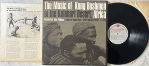The Music Of The !Kung Bushmen Of The Kalahari Desert 1962 Folkways LP VG++/NM - Picture 1 of 3
