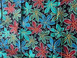 Kaffe Fassett Coll., hoja de encaje, retirado, por ejemplo, 30x43 y 10x32 pulgadas Restos - Imagen 1 de 2