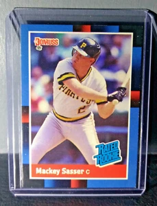 Tarjeta de béisbol Mackey Sasser 1988 clasificación Donruss #28 - Imagen 1 de 2
