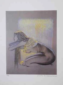 MANARA DRUCK SIGNIERT "DAS MODELL" P.A. - Bild 1 von 1