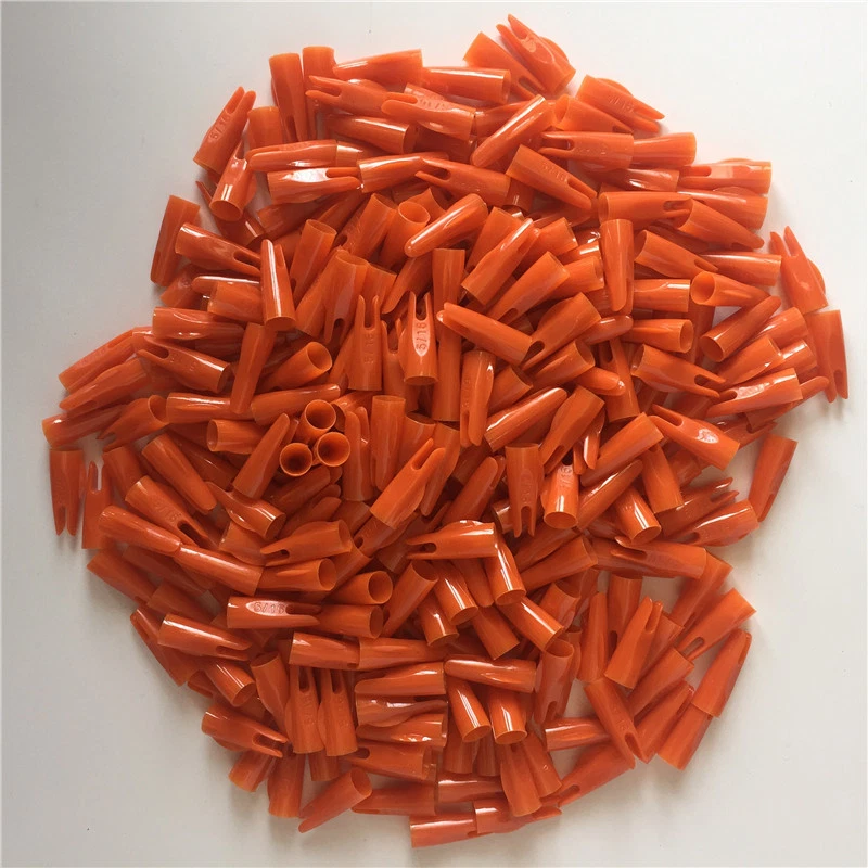 100 Pcs 5/16" Plastic Nocks Glue-on Nock Arrow Tail Archery Arrow Accessories C4 - Image 1 of 4