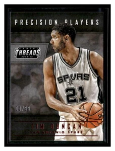 Tim Duncan 2015 Panini Threads 1/99 12   Precision Players - Picture 1 of 2