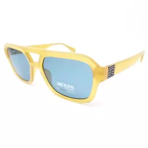 Guess GU8259 39V Yellow Blue New Sunglasses Authentic - Picture 1 of 3