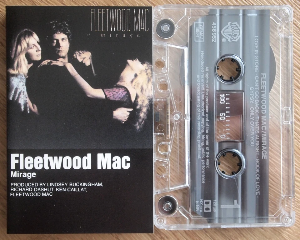 FLEETWOOD MAC - MIRAGE (WARNER K456952) 1990s EUROPE CASSETTE TAPE REISSUE - Image 1 of 3