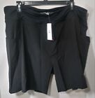 BALEAF Laureate Women's 3XL UPF50+ Black 5" High Rise Board Shorts Lined Pockets