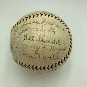 1924 St. Louis Cardinals Team Signed Baseball Rogers Hornsby Bottomley JSA COA - Picture 1 of 12