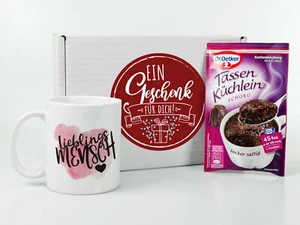 Set regalo GRAZIE tazza + torta persona preferita confezione regalo mamma nonna fidanzata  - Foto 1 di 6