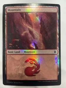 MTG Mountain Zendikar Rising 383 Foil Land - Picture 1 of 4
