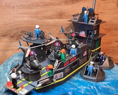 PLAYMOBIL FLUGZEUGTRÄGER & HELIKOPTER CUSTOM UNIKAT - Bild 1 von 4