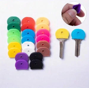 20pcs Silicone Key Covers - Colorful Caps for Key Identification & Organization - Picture 1 of 6