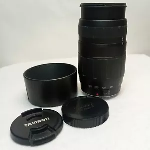 Tamron 6720 for Canon EOS Auto Focus 75-300mm Telemacro Lens w Lens Cvrs & Hood - Picture 1 of 20