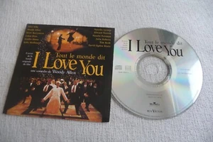 TOUT LE MONDE DIT I LOVE YOU OST CD SINGLE PROMO DICK HYMAN WOODY ALLEN - Picture 1 of 2