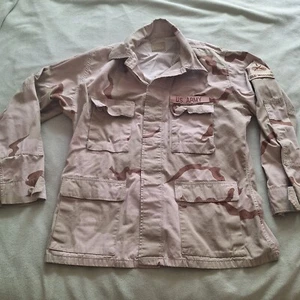 Coat, Desert Camouflage Pattern Combat DCU Large Regular Shirt Top Camo Army - Picture 1 of 9