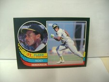 1991 FLEER ALL-STARS  RICKEY HENDERSON #6
