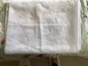 Dunelm embroidered voile panel 59x47inches new - Picture 1 of 3