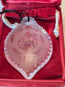 Waterford Christbaumschmuck 1983 Ornament Teardrop mit Box - Bild 1 von 5
