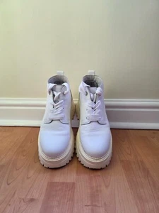 Bronx chunky platform shoes - white - size 6 - used - Picture 1 of 4