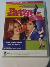 The Wedding Singer (DVD, 2002) Region 4 Comedy Adam Sandler Drew Barrymore bh125