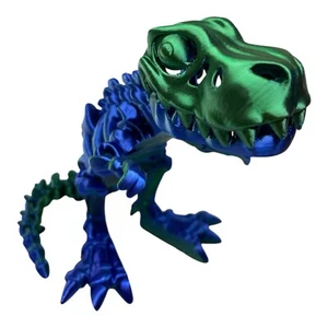 3D Printed Flexi Factory Articulated Skeleton T-Rex Fidget Toy - Picture 1 of 6