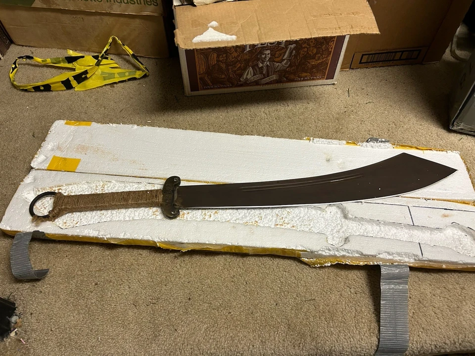 Vintage Broadsword Blade Anti-Japanese War Sword Chinese Eighteenth Army - Image 1 of 4