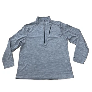 Suéter Terramar Para Hombres XL Ajustado Mezcla de Lana Cuarto Cremallera Pullover Térmico STP8747X - Imagen 1 de 23