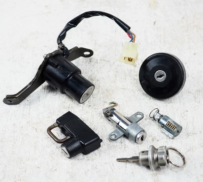 85-07 Yamaha Vmax 1200 VMX12 V Max Ignition Tank Cap Cover Helmet Key Lock Set - Image 1 of 4