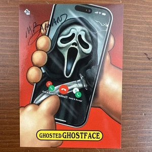 Scream GHOSTED GHOSTFACE Trading Card Artista Firmato Michael Barnard - Foto 1 di 3