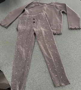 Süßes Easy Peasy Mädchen Outfit Größe 5T 2-teilig Langarmshirt & Legging! - Bild 1 von 14