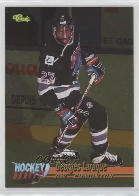 1995 Classic Draft Gold Georges Laraque #28 - Image 1 of 2