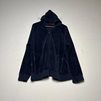 Sudadera con Capucha Mossimo Terciopelo Cremallera Completa Mujer 1X Negra Y2K Indie Años 2000 Pop Fall Foto 1 de 4