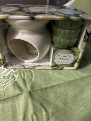 Juego de quemador de tarta de pepino melón nuevo quemador de luz de té/3 fundidos nuevo en caja Foto 1 de 4
