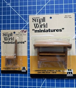 Puppenhaus Vintage 1974 Morris Small World Miniaturen Stall & Hocker 1/12 RAR - Bild 1 von 1