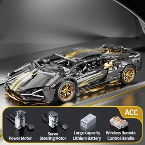 Bloques de construcción modelo de coche deportivo de carreras técnico 1280 piezas - juguete rompecabezas de superdeportivo - Imagen 1 de 22