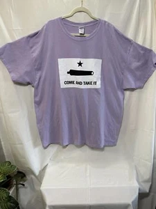 Vintage Lavendar 'Come and Take It' Graphic Tee - 3XL - Picture 1 of 4