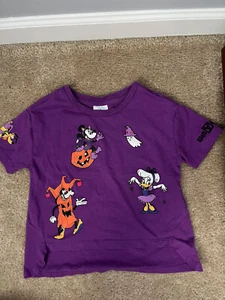 Disney World Mickey & Minnie Halloween T-shirt - Size Youth Small - Worn Twice - Picture 1 of 3