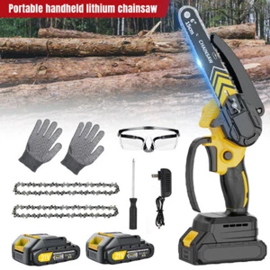 21V Max Battery 6-Inch Hand-held Mini Pruning Saw Cordless Chainsaw - Picture 1 of 11